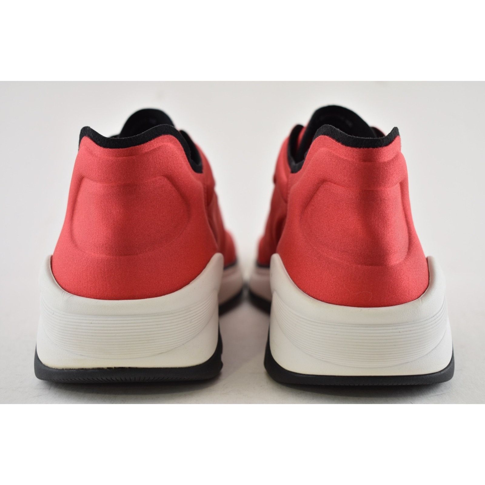 Chanel Chanel Mens 19P Red Lycra White Black CC Logo Lace Low Size US 11 / EU 44 - 11 Thumbnail