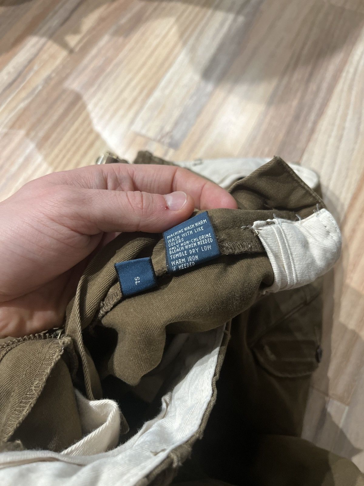Polo Ralph Lauren × Vintage Vintage Polo Ralph Lauren classic distressed pants trousers Size US 34 / EU 50 - 16 Thumbnail