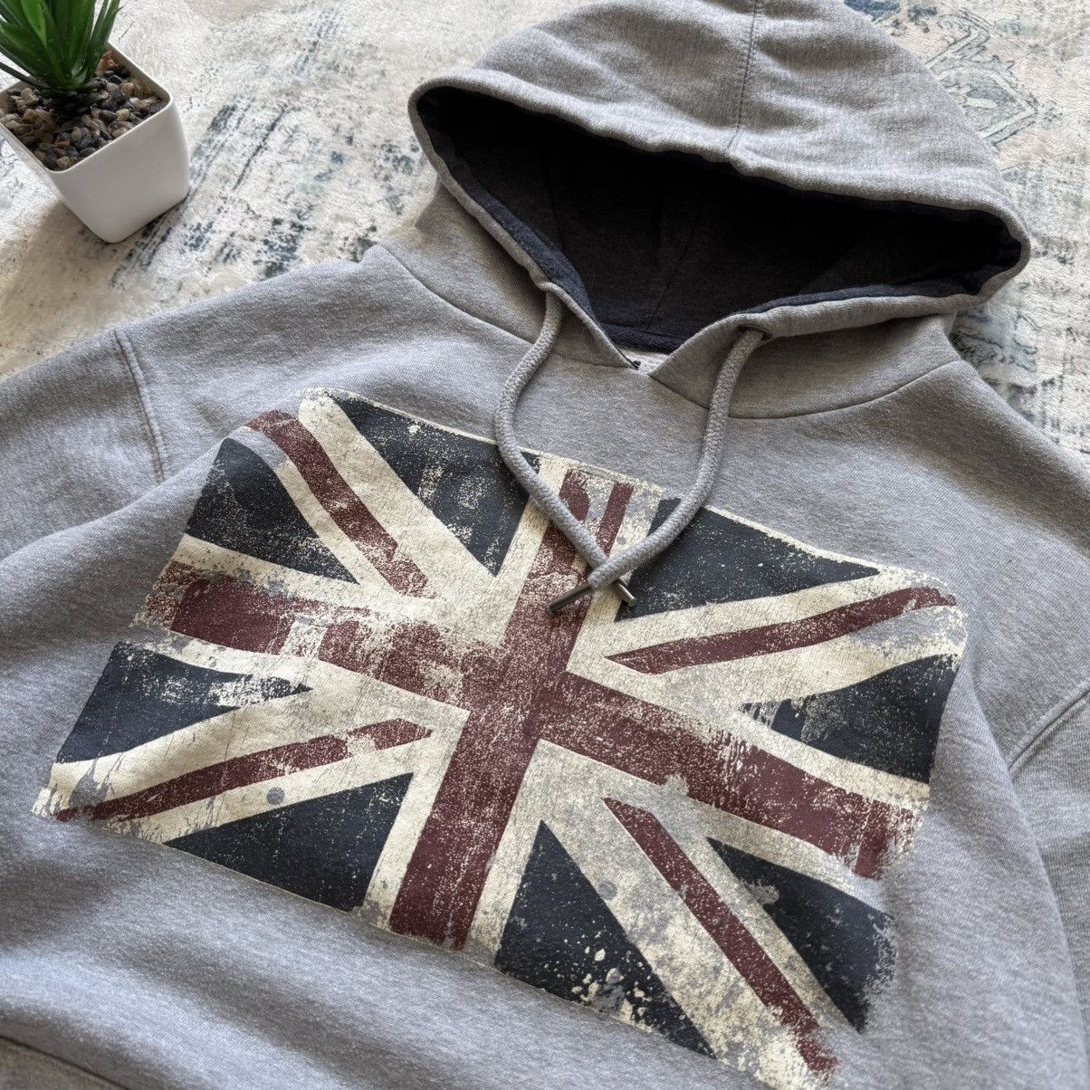 Hysteric Glamour 📌 Crazy Y2K British Britain Flag Hysteric type Hoodie Size US XL / EU 56 / 4 - 3 Thumbnail