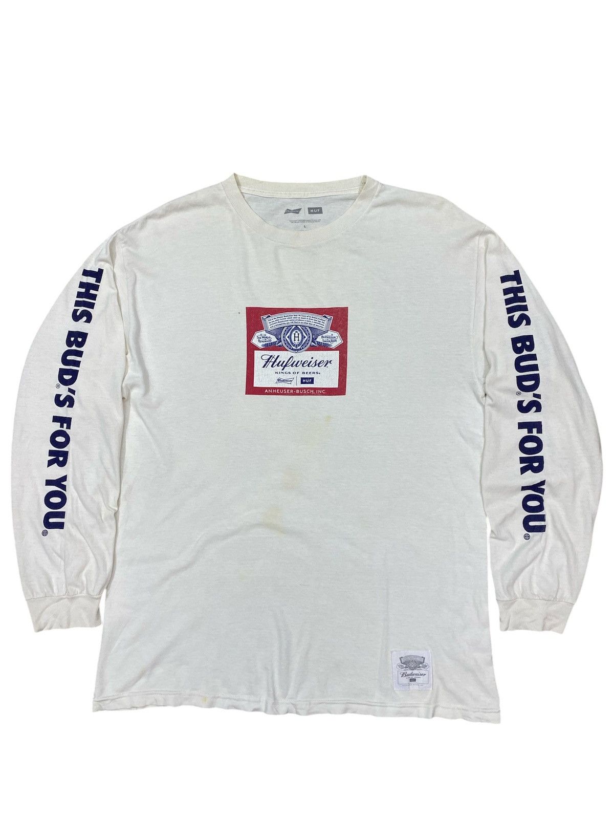 Budweiser x HUF long sleeve tee