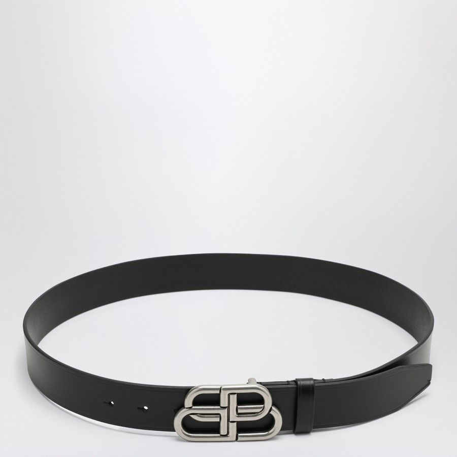 Balenciaga o1d2blof0226 Size: 110 = 44 / Leather Belt in Black Size 44 - 1 Thumbnail