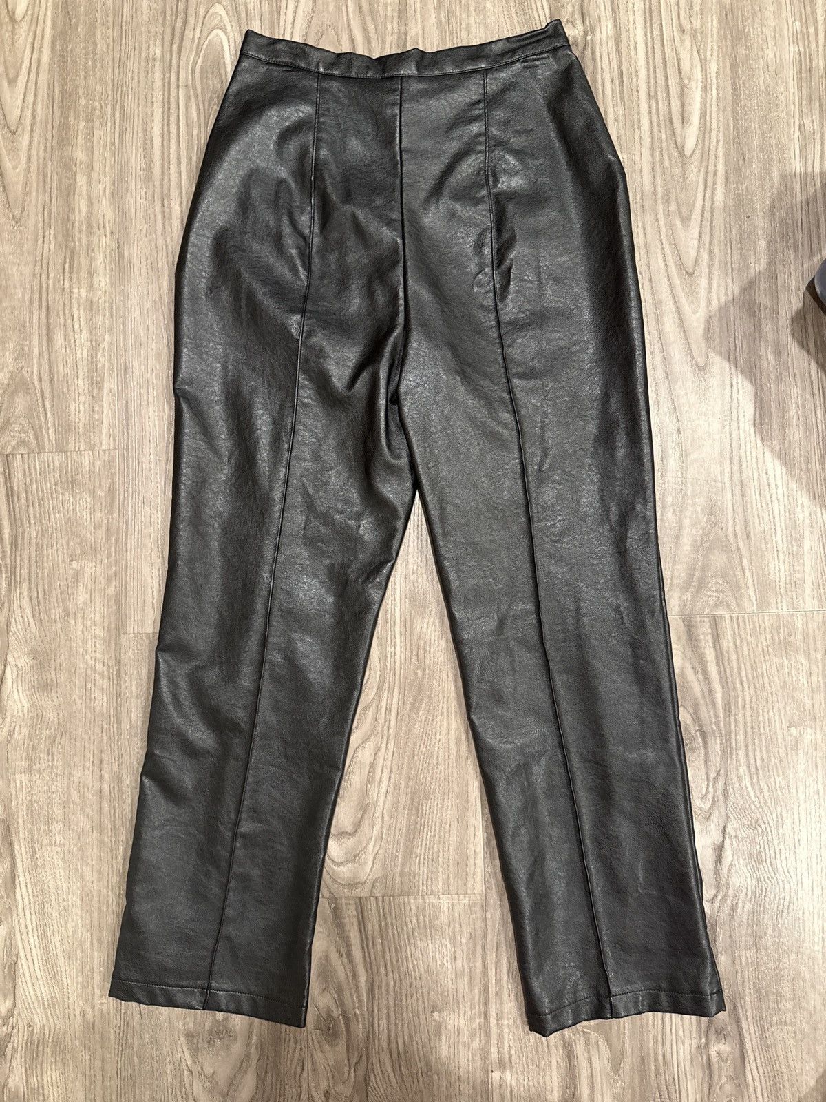 PRINCESS POLLY Fuax Leather Princess Polly Pants Size 28" / US 6 / IT 42 - 3 Thumbnail
