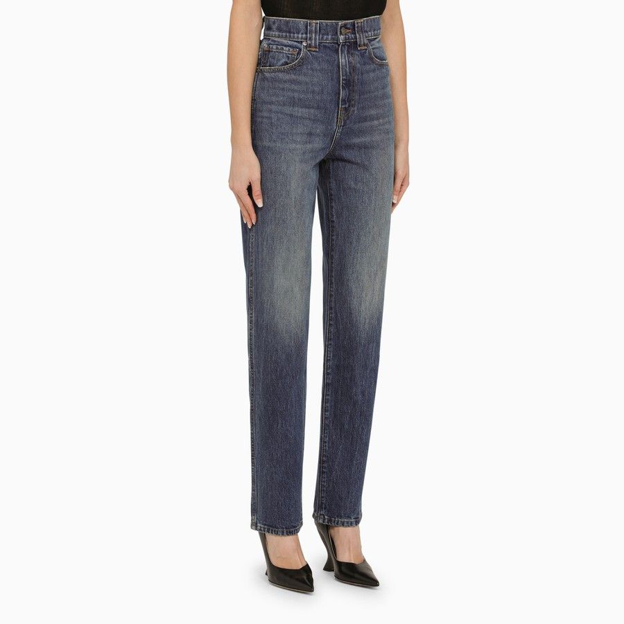 KHAITE o1d2blof0824 Regular Denim Jeans in Blue Size 28" / US 6 / IT 42 - 3 Thumbnail