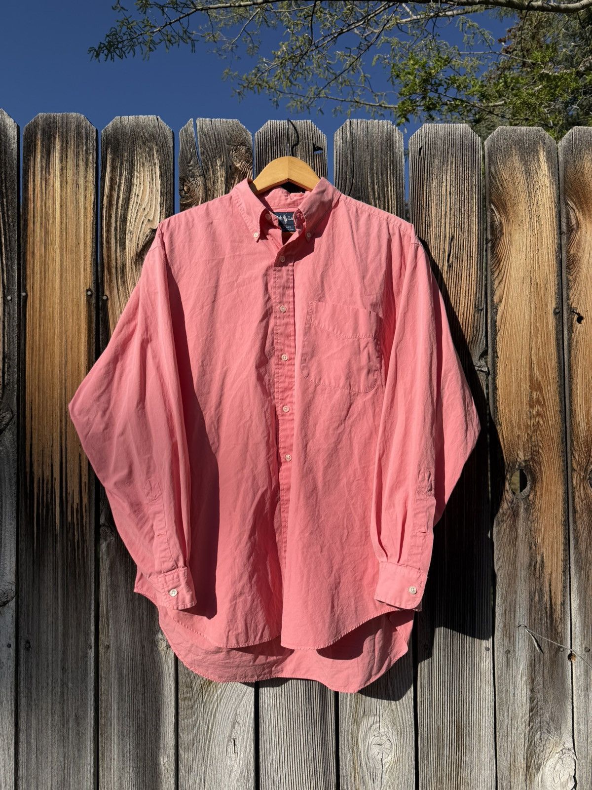 Polo Ralph Lauren Salmon Pink Blake Polo button up Size US L / EU 52-54 / 3 - 1 Thumbnail