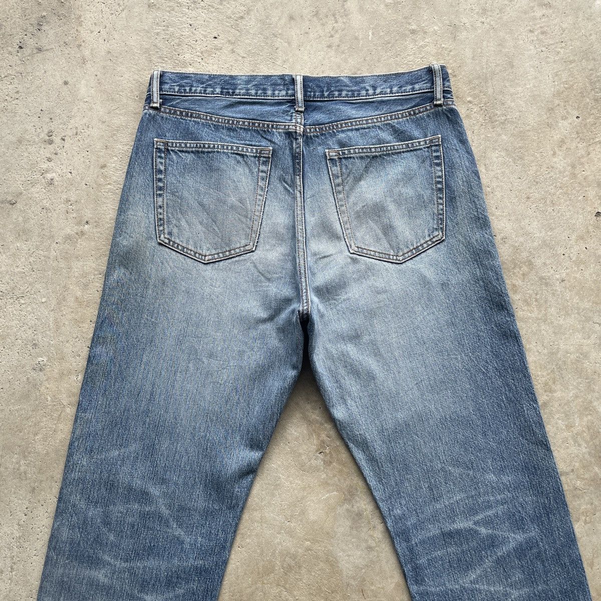 Japanese Brand W33 Vintage Japanese Distressed StoneWash Jeans Faded Pants Size US 33 - 8 Thumbnail