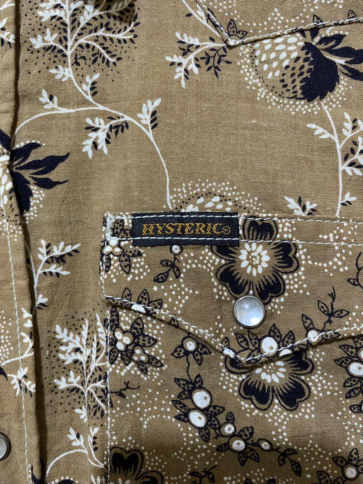 Japanese Brand Hysteric Glamour Paisley Button Shirt Size ONE SIZE - 5 Thumbnail