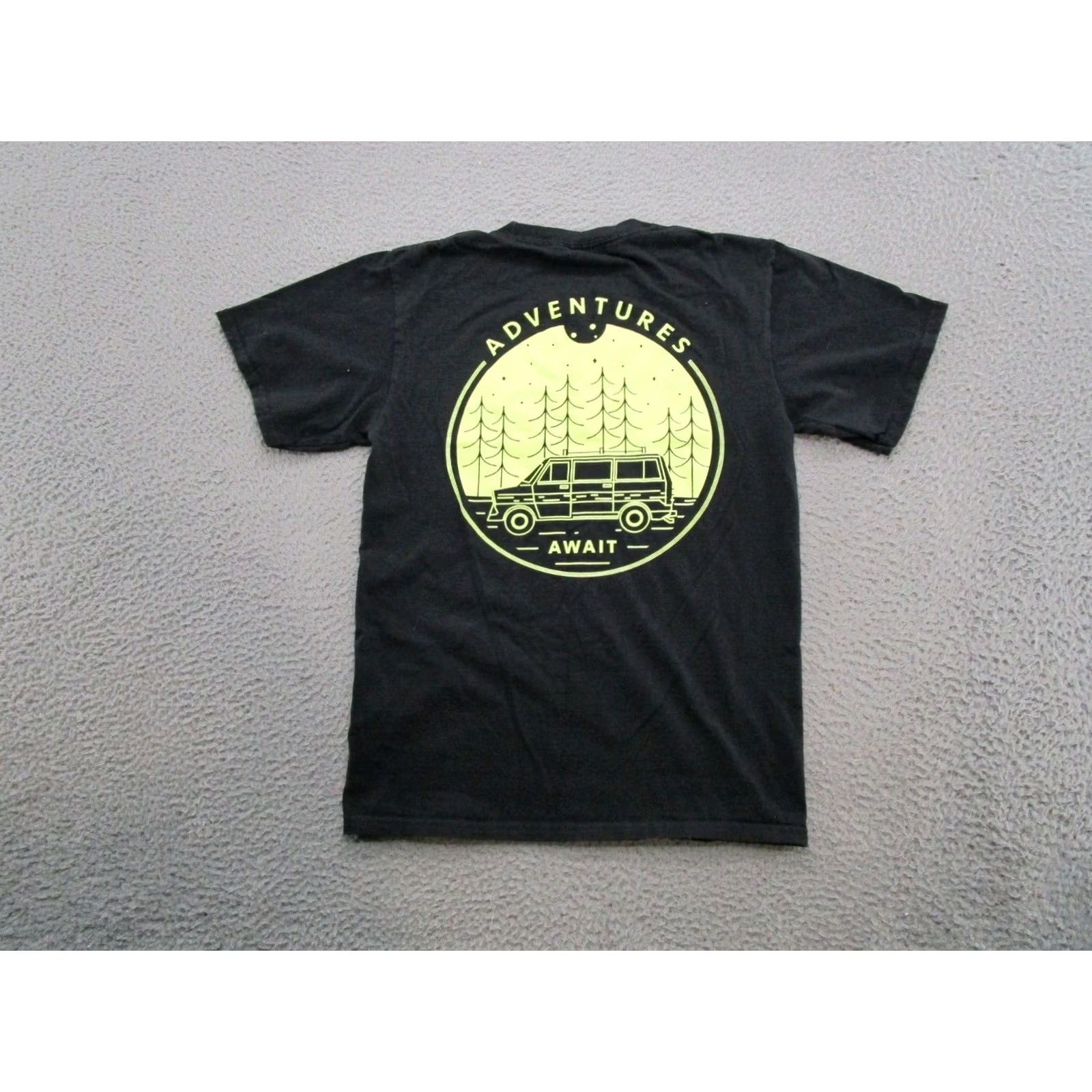 Doublet Dravus Adventure Awaits Double Sided Outdoor Camping Shirt Size Small Hiking Men Black T-Shirt Outdoor Double-Sided Mens S Size US S / EU 44-46 / 1 - 4 Thumbnail
