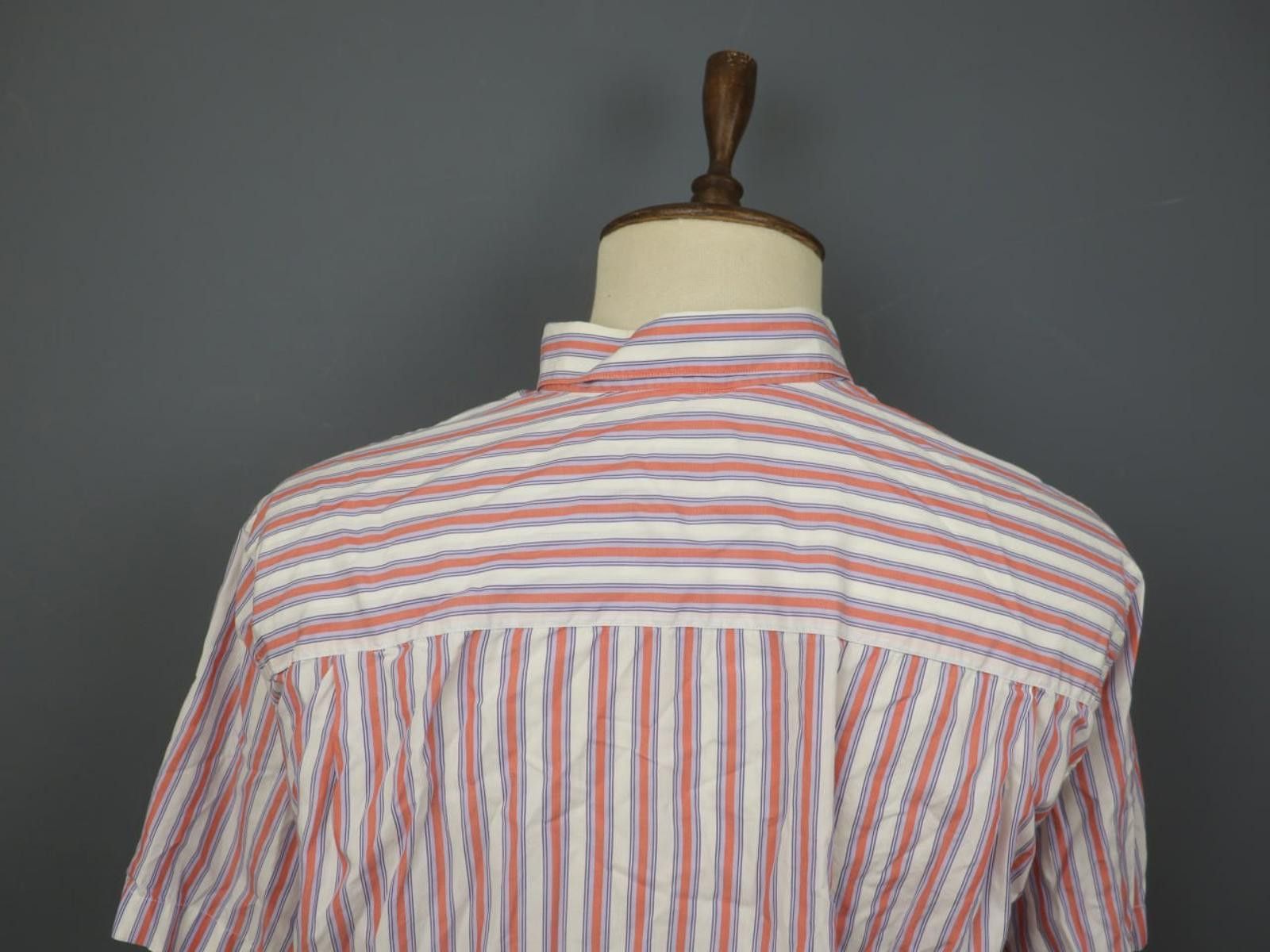 Lacoste Lacoste Multi Striped Collared Chest Button-Up Shirt Size 46 Size US M / EU 48-50 / 2 - 5 Thumbnail