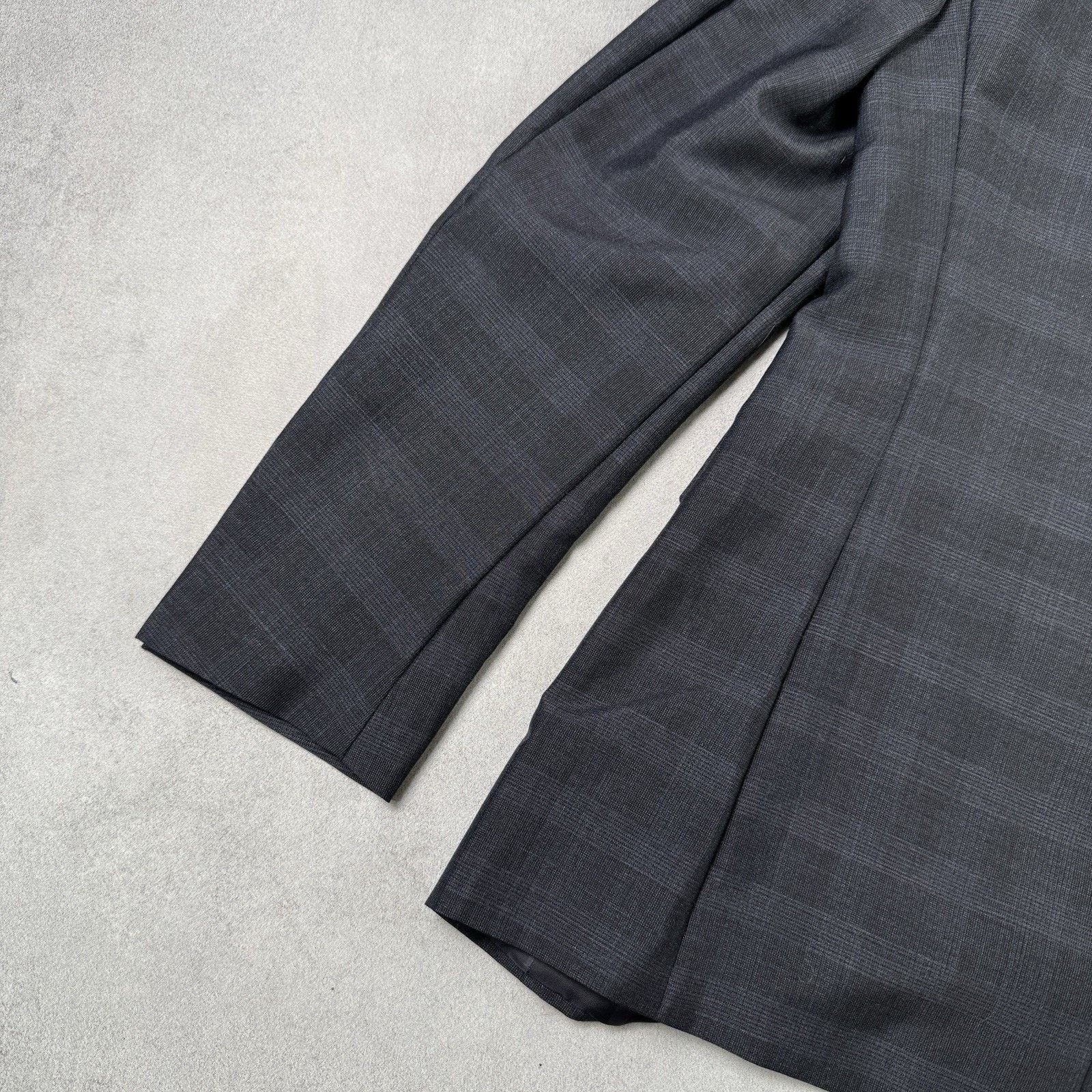 Burberry Burberry Men Blazer Check Kid Mohair/Wool Size 48R Size 38R - 13 Thumbnail