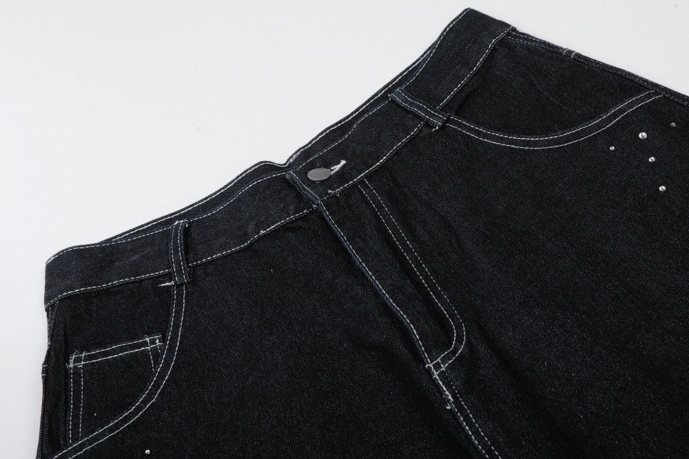 Japanese Brand Male star loose casual straight leg denim shorts Size US 32 / EU 48 - 3 Thumbnail