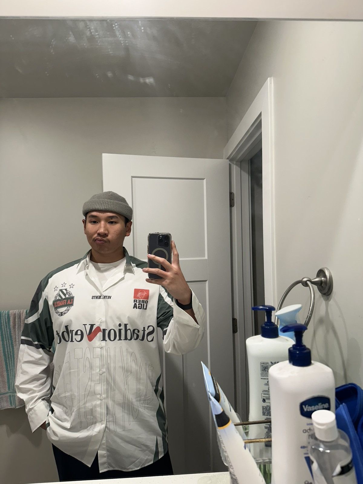 Vetements **GRAIL** Vetements Football Jersey Button Up Size US L / EU 52-54 / 3 - 1 Thumbnail