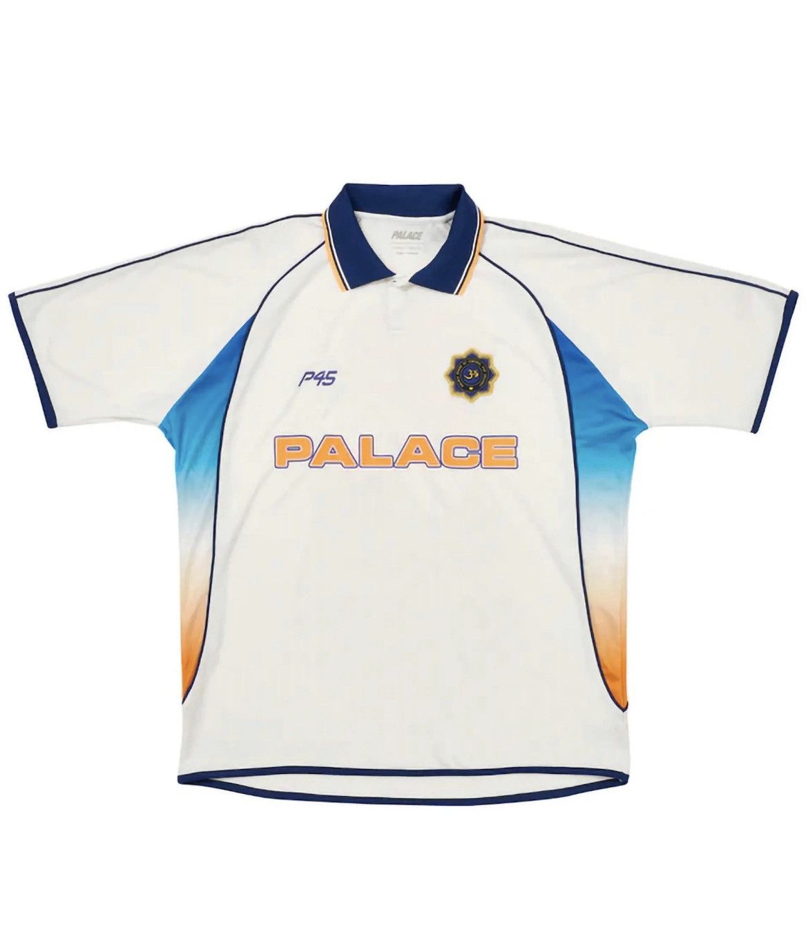 image of Palace White Cricket Jersey, Men's (Size Medium)