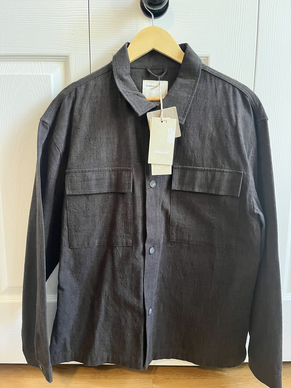 Satta Box jacket Speckled Brown Size US S / EU 44-46 / 1 - 1 Thumbnail