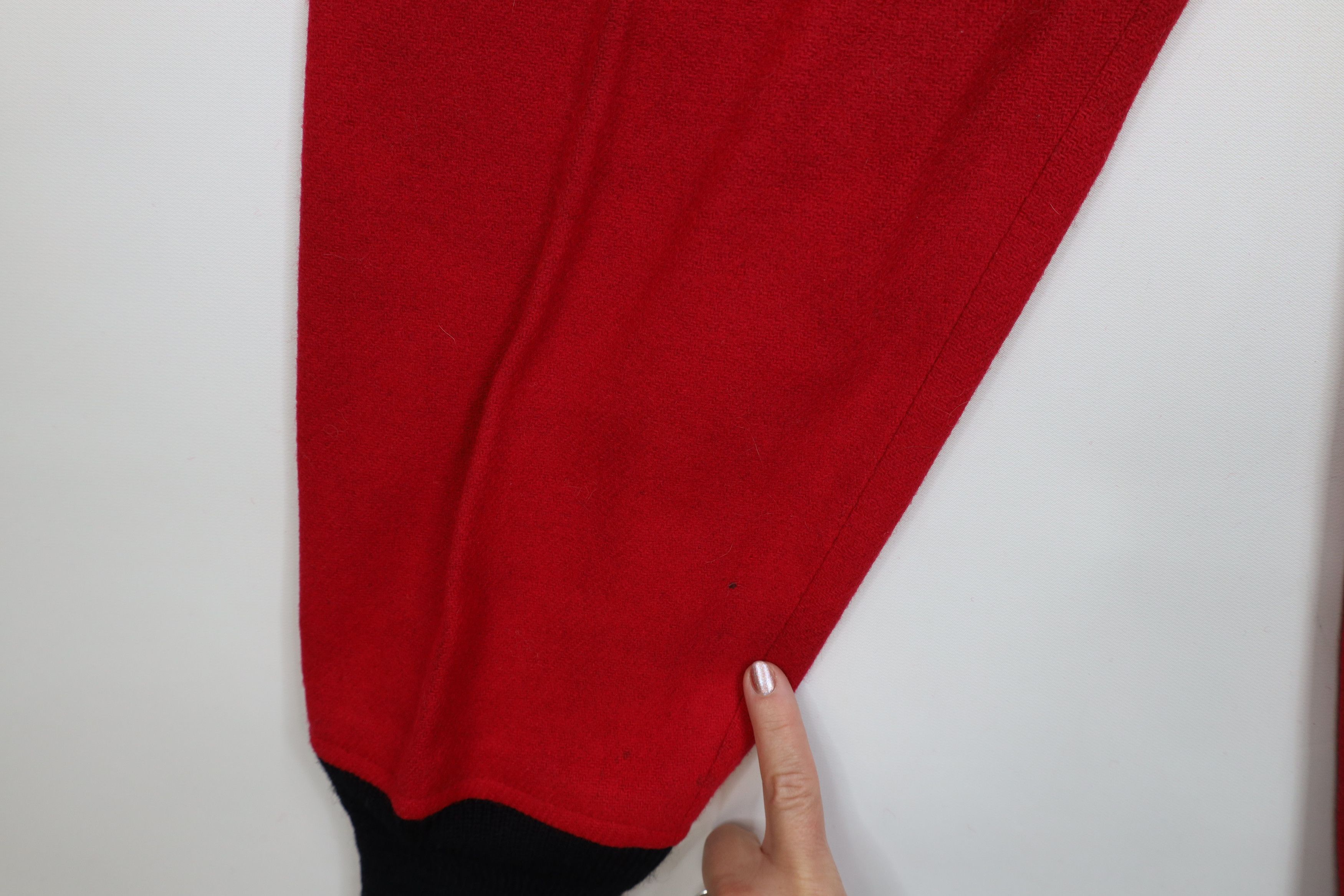 Vintage Vintage 50s Streetwear Distressed Wool Joggers Pants Red USA Size US 28 / EU 44 - 16 Thumbnail