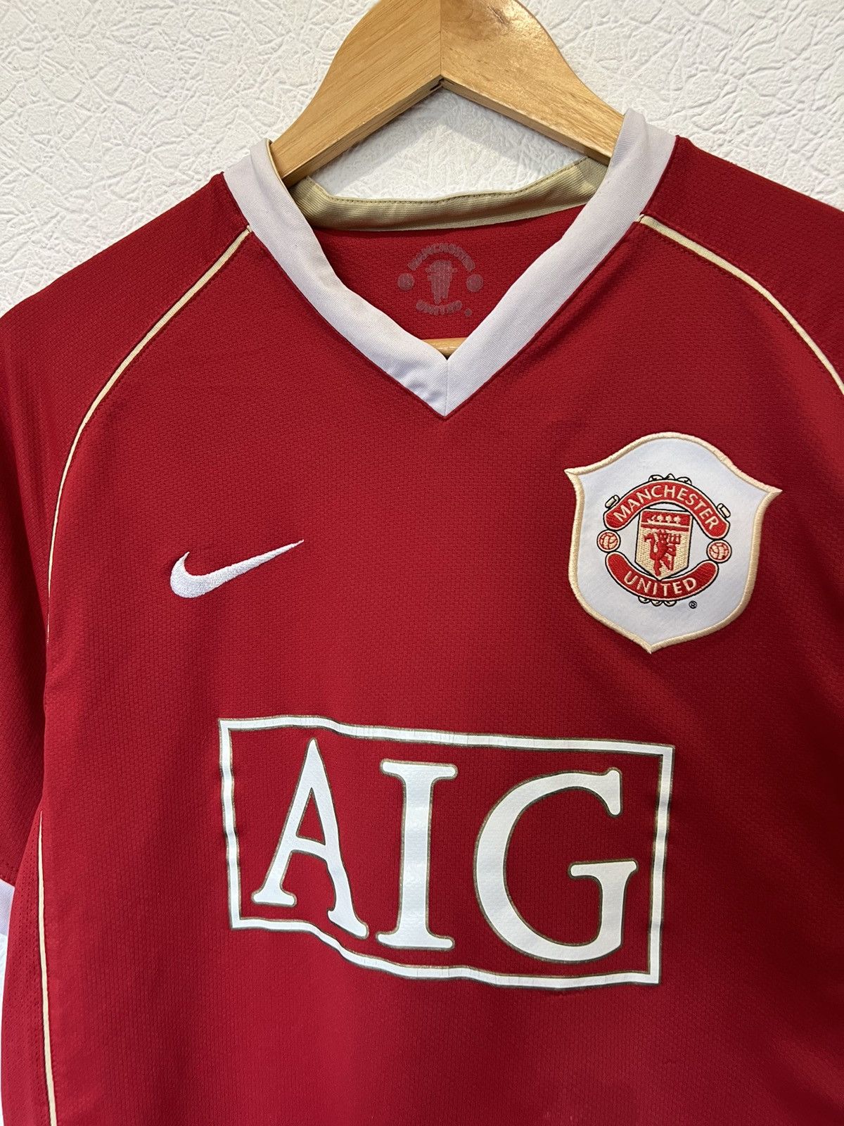 Nike Nike Manchester United 2006/2007 Home Kit Soccer Size US S / EU 44-46 / 1 - 2 Thumbnail