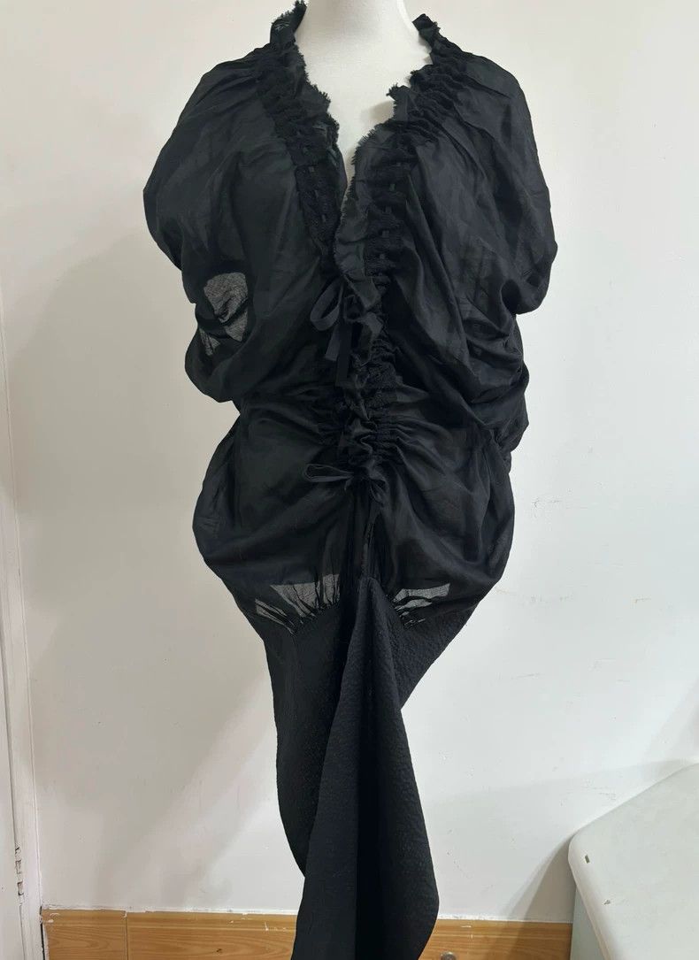 Comme des Garcons Comme des Garcons Irregular bud cut coat jacket Size XS / US 0-2 / IT 36-38 - 3 Thumbnail