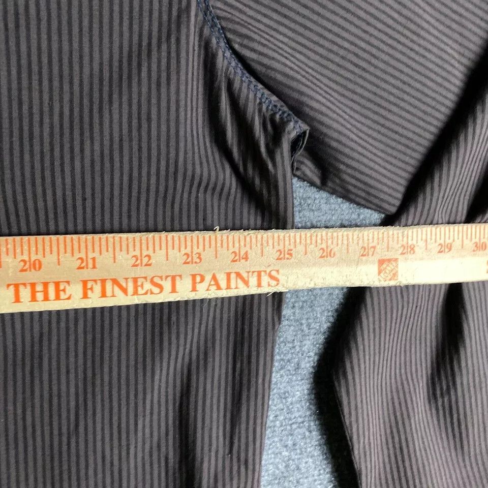 Pronto Uomo Pronto Uomo Dress Shirt Men's 2XLT Long Sleeve Brown Striped Size US XXL / EU 58 / 5 - 4 Thumbnail