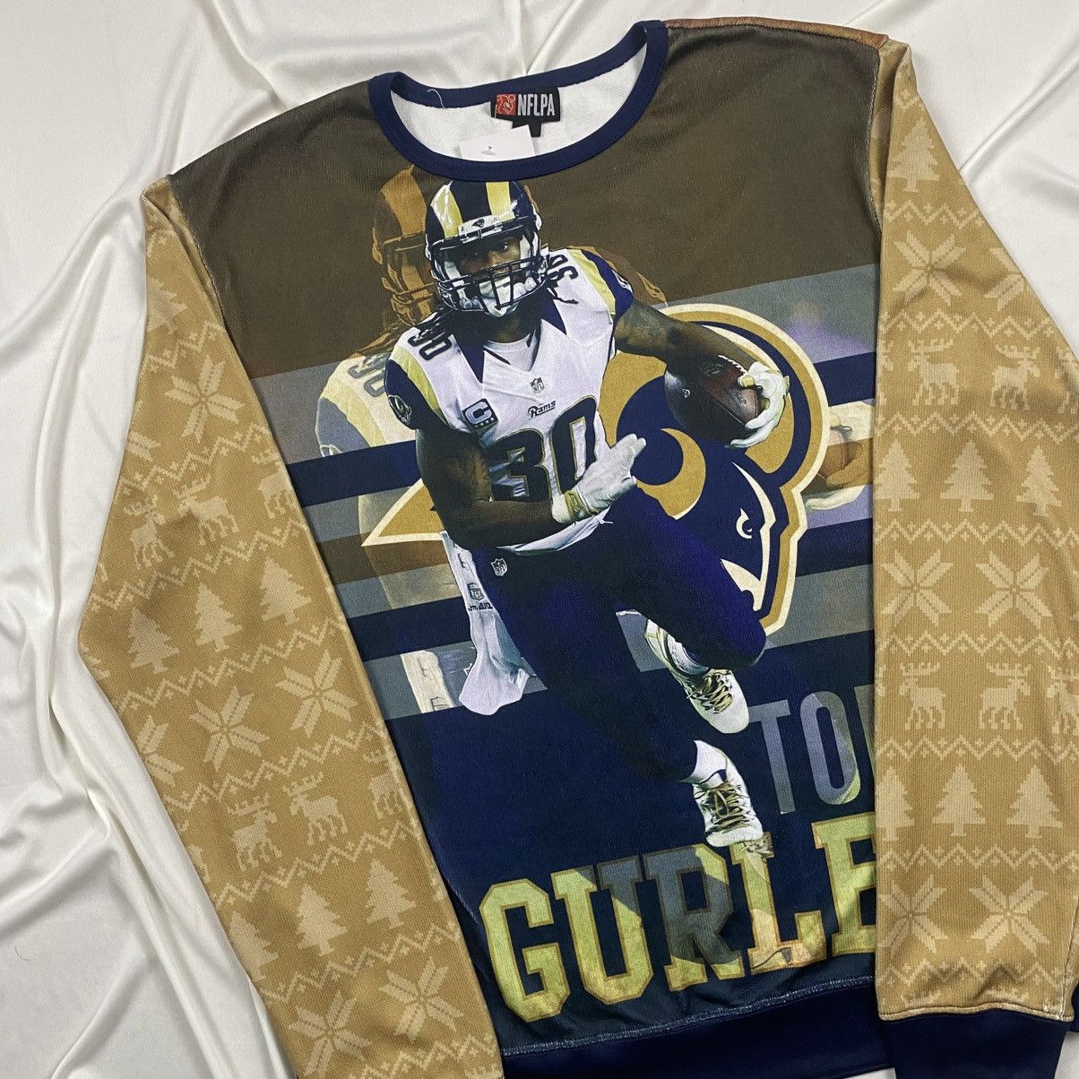 NFL NFLPA NFL Todd Gurley Light Knit Crewneck Size US L / EU 52-54 / 3 - 2 Thumbnail