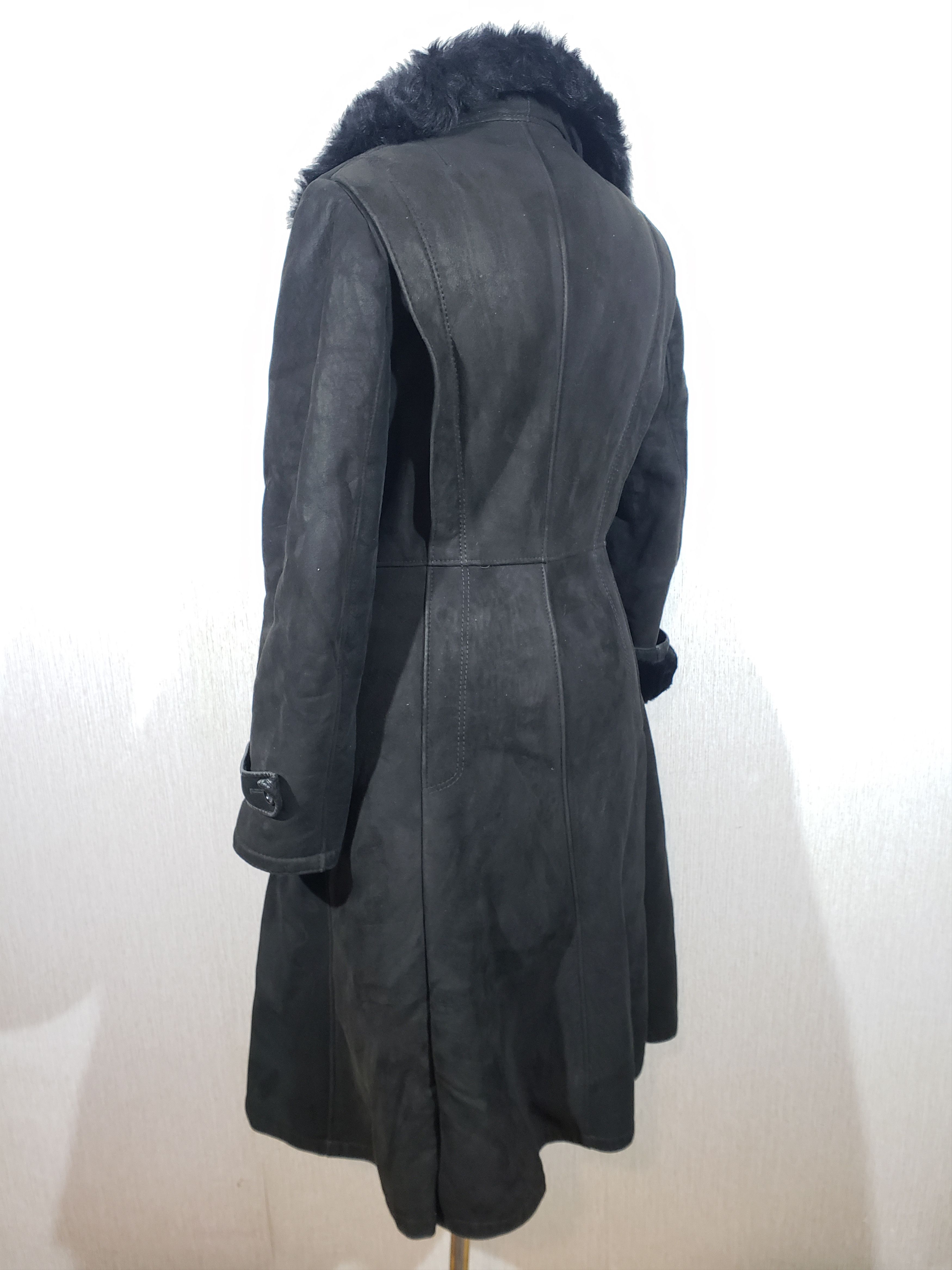 Other Wonderful women's warm sheepskin coat with genuine fur. Size M / US 6-8 / IT 42-44 - 6 Thumbnail