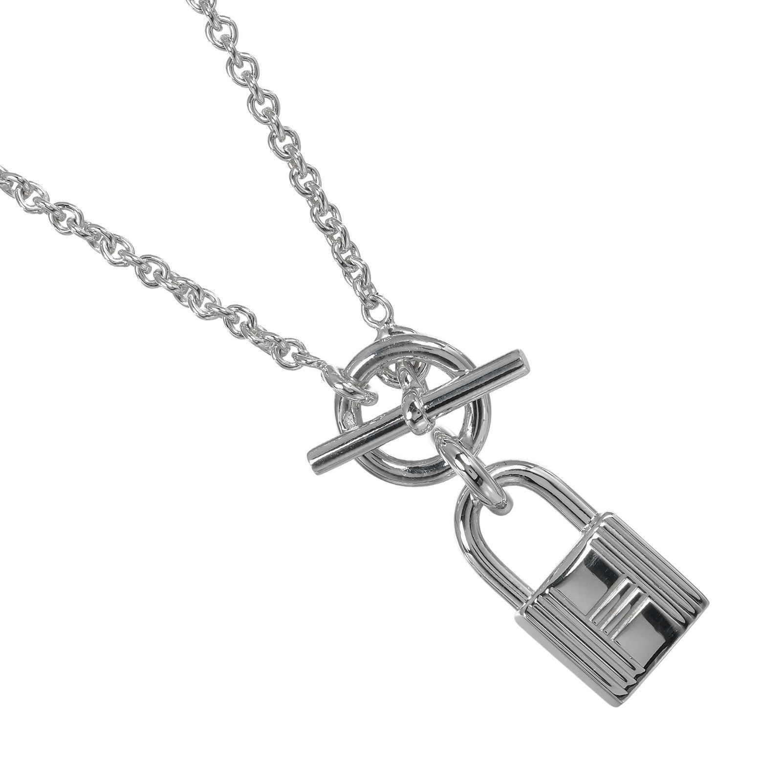 Hermes Hermes Hermès Cadena Amulette Silver 925 Necklace Metal Necklace DUTY FREE for USA Size ONE SIZE - 1 Thumbnail