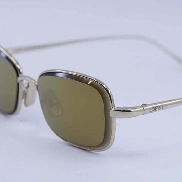 Loewe 🕶️ New Loewe LW40159U 32G Sunglasses - Shiny Yellow Frame Size ONE SIZE - 9 Thumbnail