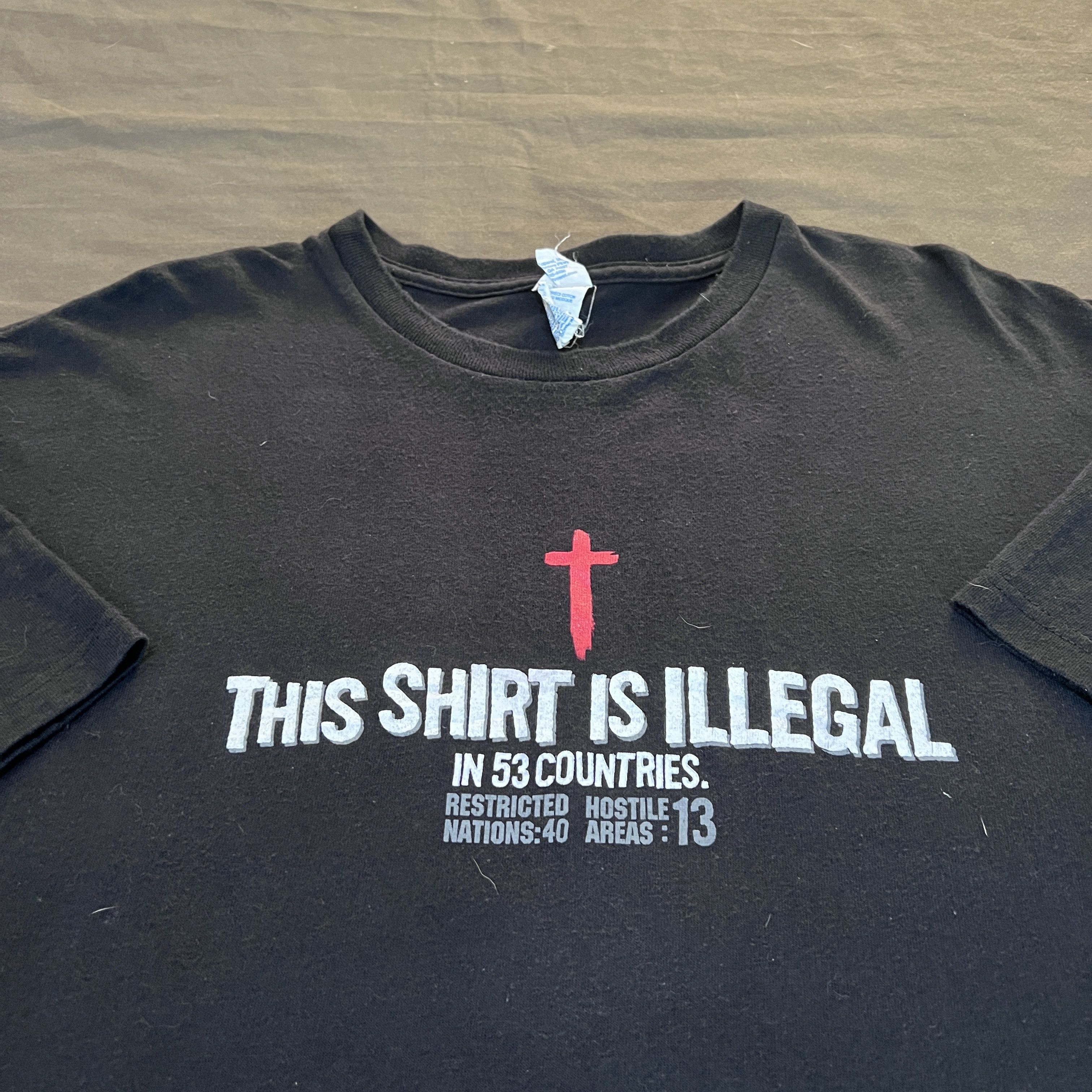 Vintage Vintage Y2K Jesus God Lord Bible Promo Tee 2XL Size US XXL / EU 58 / 5 - 1 Thumbnail