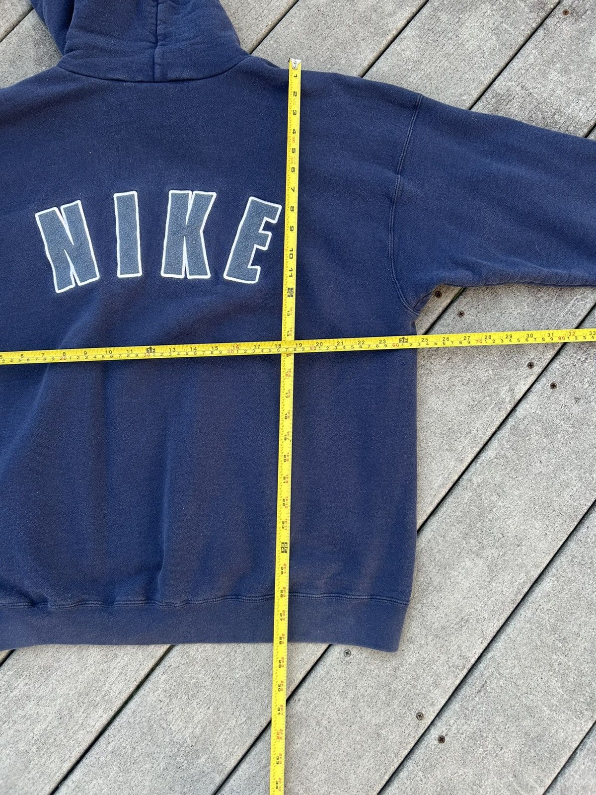 Nike Vintage Nike Center Swoosh hoodie Size US L / EU 52-54 / 3 - 3 Thumbnail
