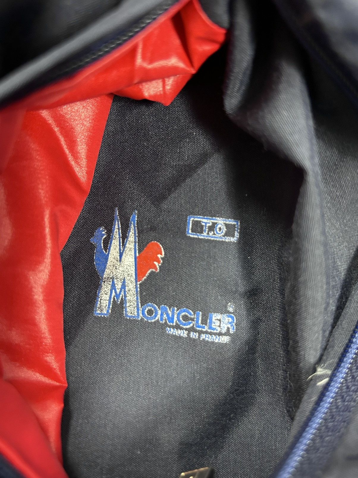 Moncler Moncler puffer jacket reversible vintage down red navy Size US S / EU 44-46 / 1 - 3 Thumbnail