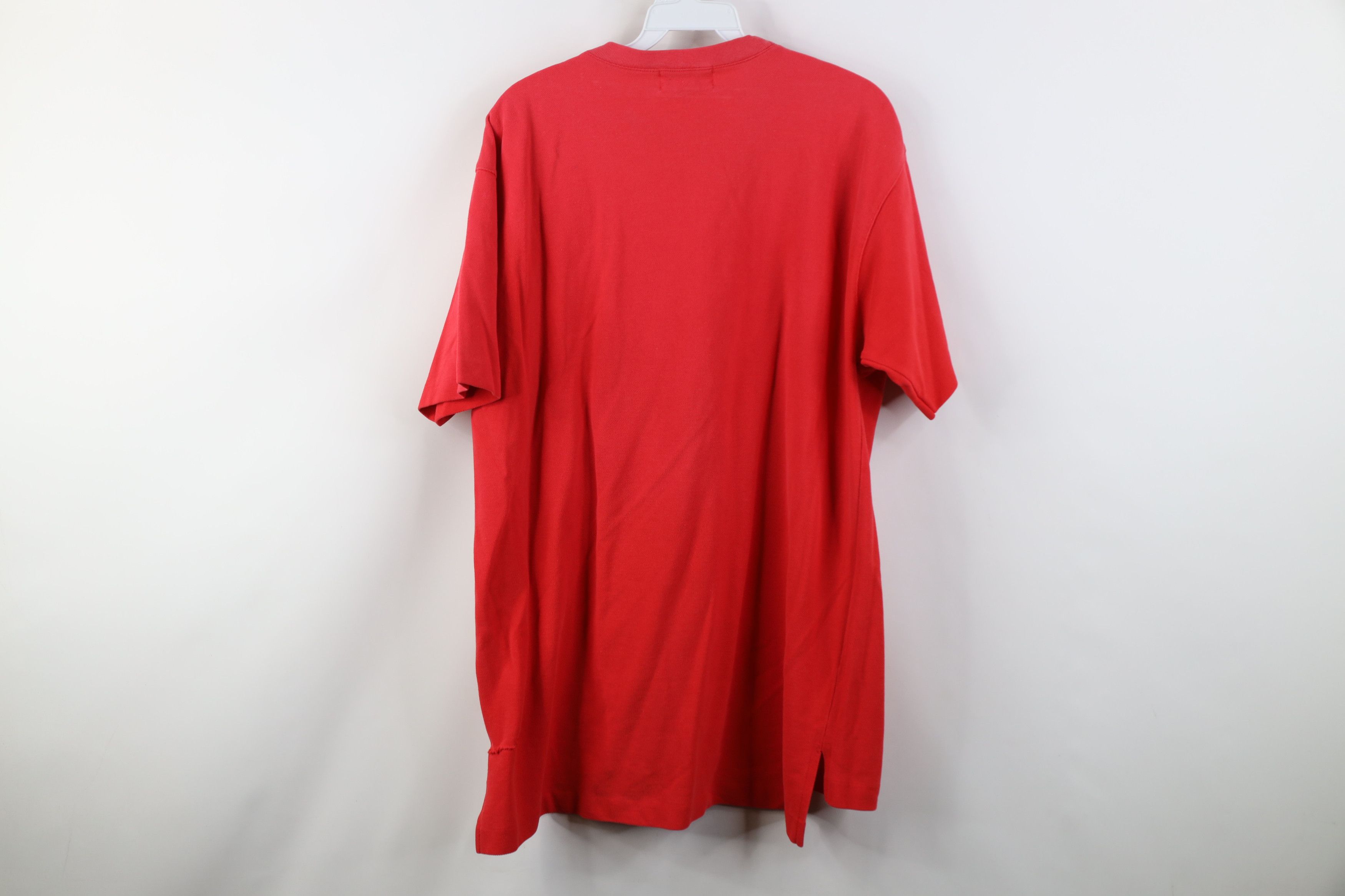 Banana Republic Vintage 90s Banana Republic Safari Knit Baggy T-Shirt Red Size US S / EU 44-46 / 1 - 14 Thumbnail
