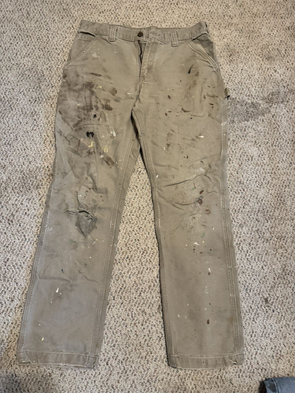 Carhartt × Vintage Carhart Work Pants Size US 32 / EU 48 - 1 Thumbnail