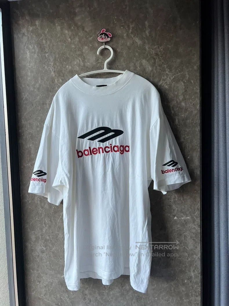 Balenciaga Balenciaga 3B Embroidered Short Sleeve Size US M / EU 48-50 / 2 - 1 Thumbnail
