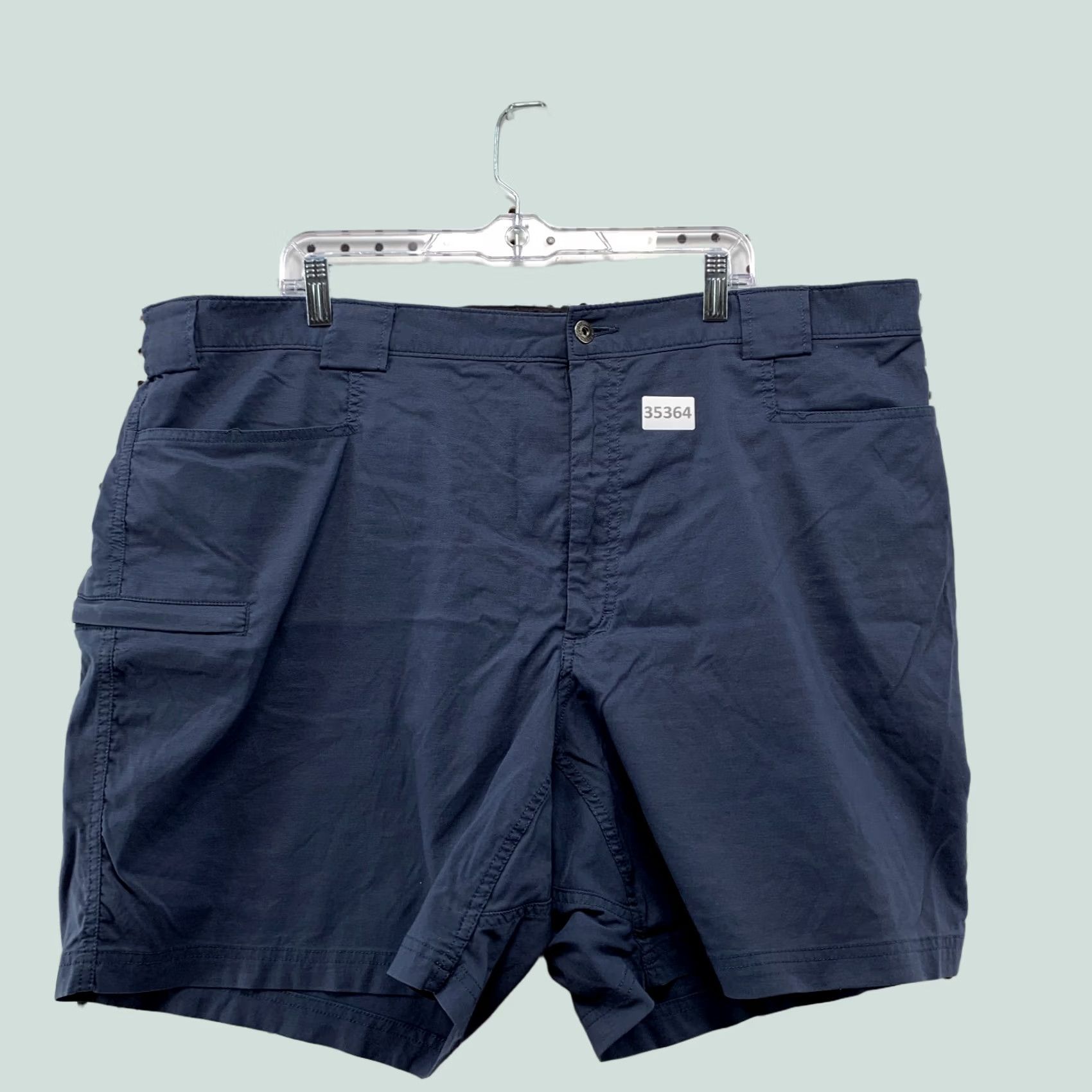 Vintage Duluth Cargo Shorts Mens 3XL Fits 44x8 Nylon SPandex Blend Stretch Preppy Cargo Shorts Mens 3XL Blue Nylon SPandex Preppy Duluth Size US 39 - 1 Thumbnail