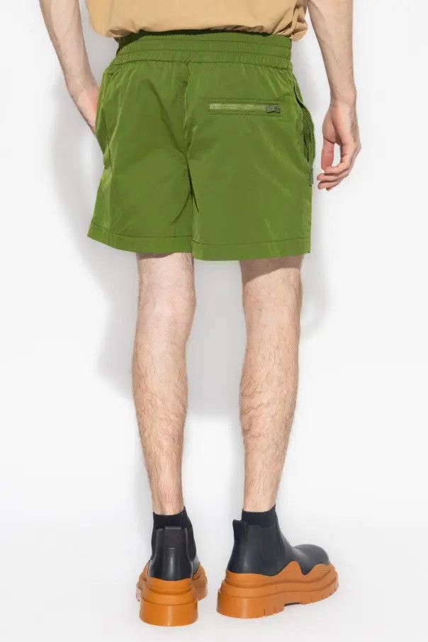 Bottega Veneta o1n1vont0125 Nylon Shorts in Green Size US 34 / EU 50 - 3 Thumbnail
