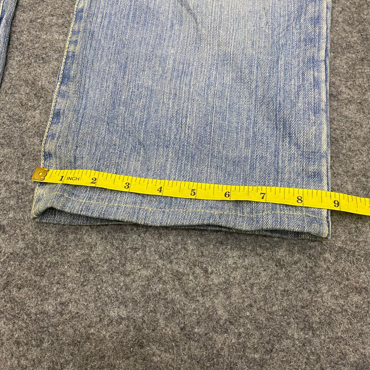 Japanese Brand 💥Best Offer💥Vintage Gold Monkey Project Distressed Denim Size US 34 / EU 50 - 6 Thumbnail