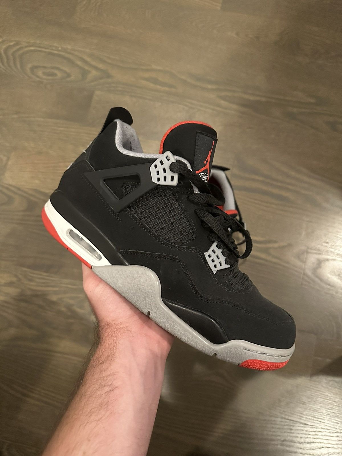 Jordan Brand Air Jordan 4 Bred 2019 Size US 11 / EU 44 - 1 Thumbnail