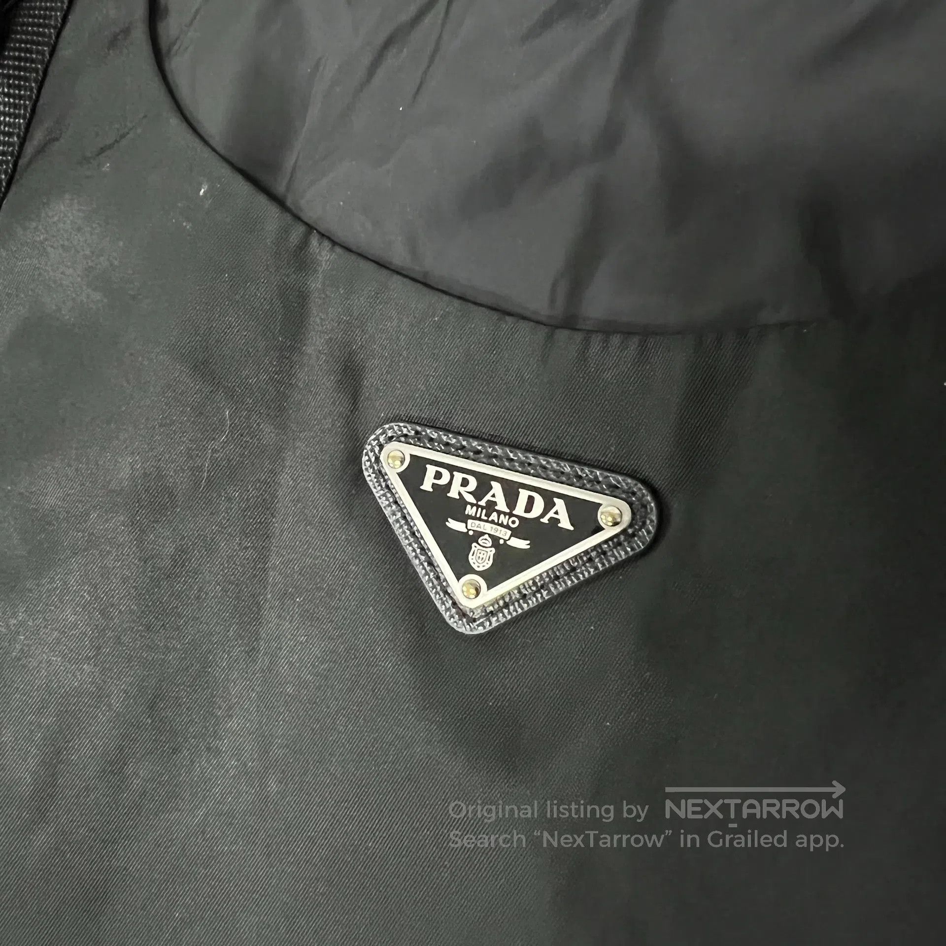 Prada Prada size 40 Delta-shaped logo; regenerated nylon back str Size L / US 10 / IT 46 - 4 Thumbnail