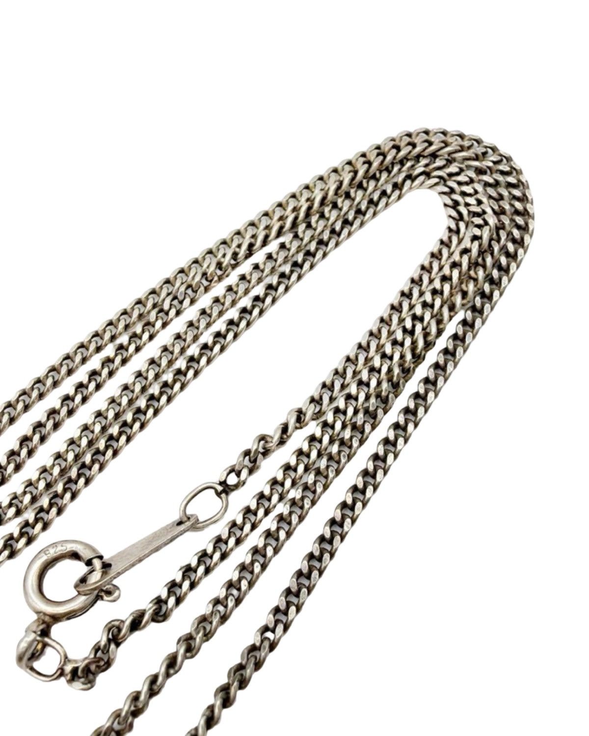 Dolce & Gabbana Christ Coin Two Tone Silver Necklace Size ONE SIZE - 4 Thumbnail