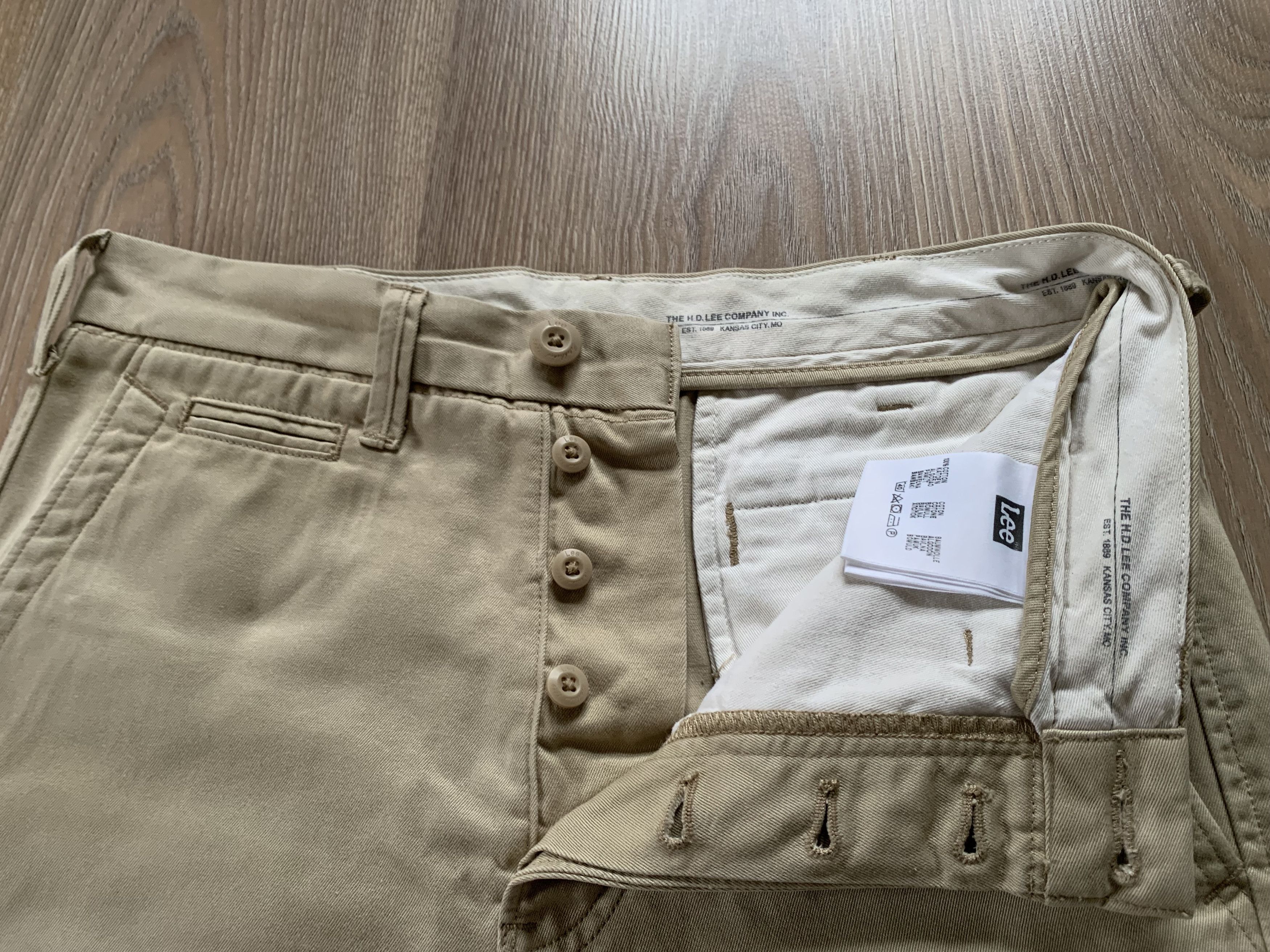 Lee × Vintage Lee Chino Shorts Cotton Size US 28 / EU 44 - 5 Thumbnail