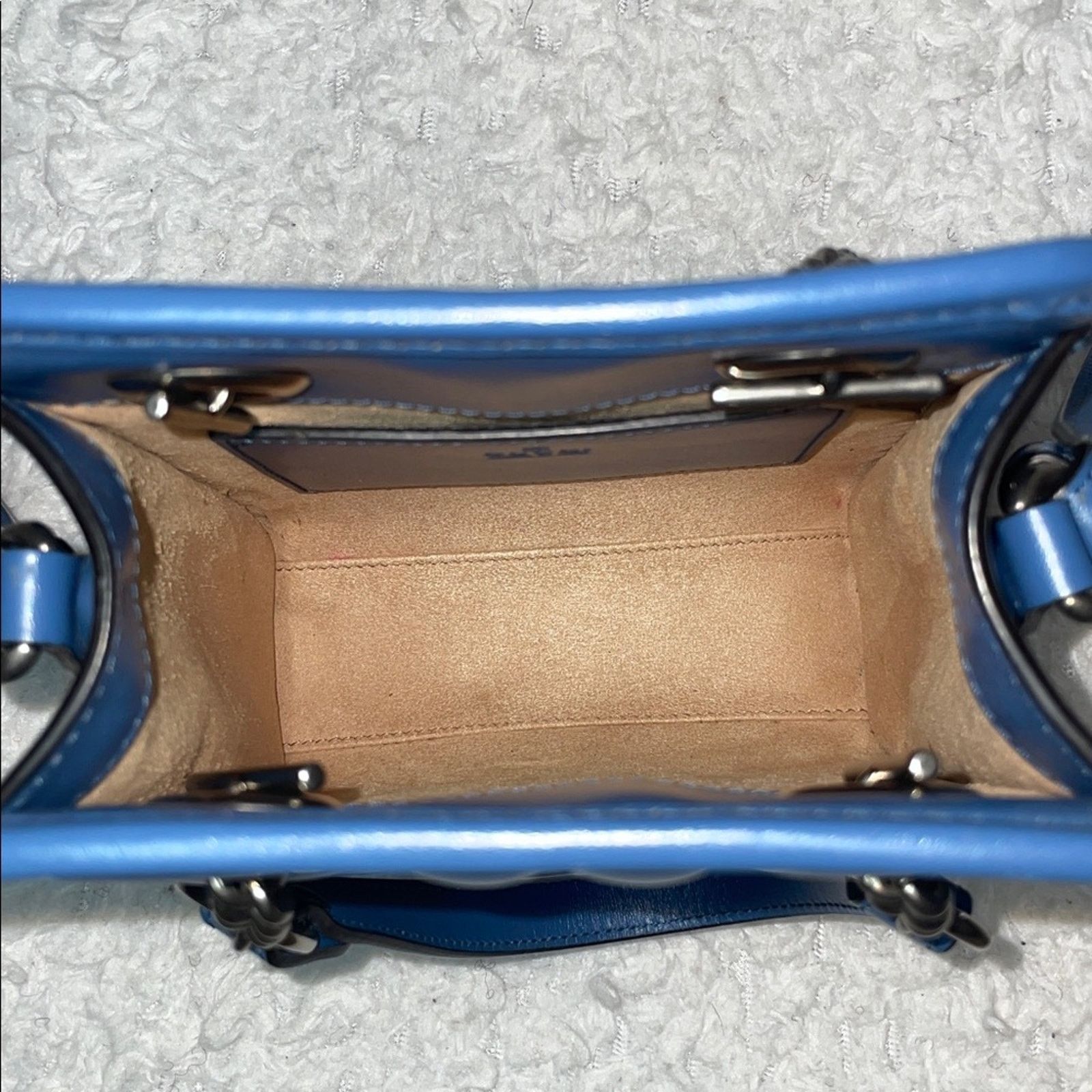 Gucci Gucci GG Marmont Matelassé Blue Crossbody 696123 Size ONE SIZE - 9 Thumbnail