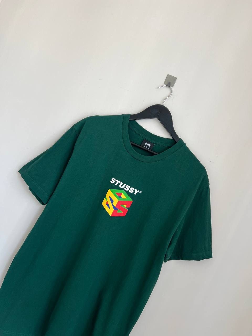 Stussy Stussy men's t-shirt with logo green size XL Size US L / EU 52-54 / 3 - 3 Thumbnail