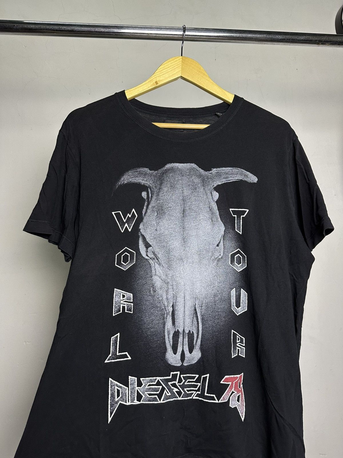 Diesel × If Six Was Nine × Le Grande Bleu (L.G.B.) Diesel World Tour Gothic Punk Tshirt Size US M / EU 48-50 / 2 - 1 Thumbnail