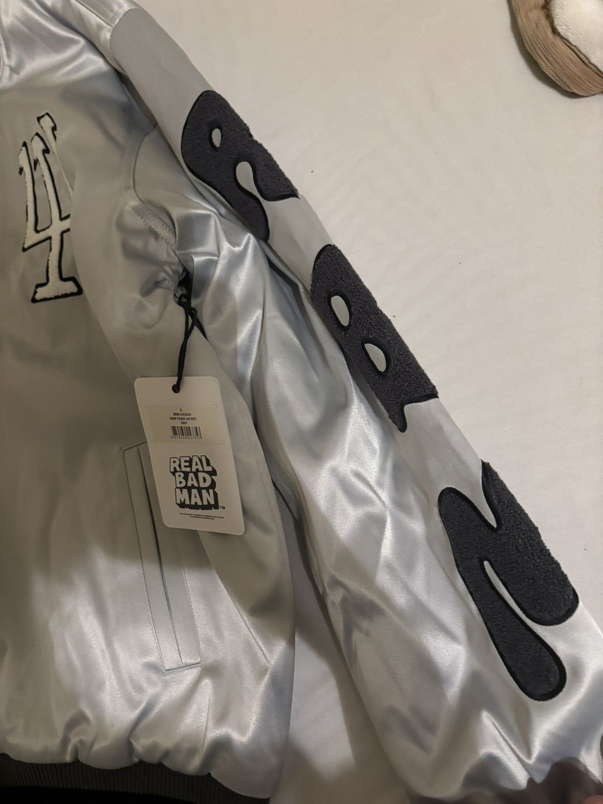 Real Bad Man Real Bad Man Varsity Bomber Size US L / EU 52-54 / 3 - 4 Thumbnail