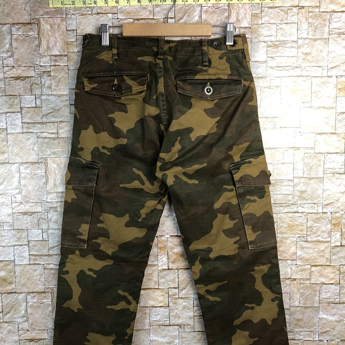 Johnbull John Bull Camo utility military japan Brown Pants #A156 Size US 28 / EU 44 - 17 Thumbnail