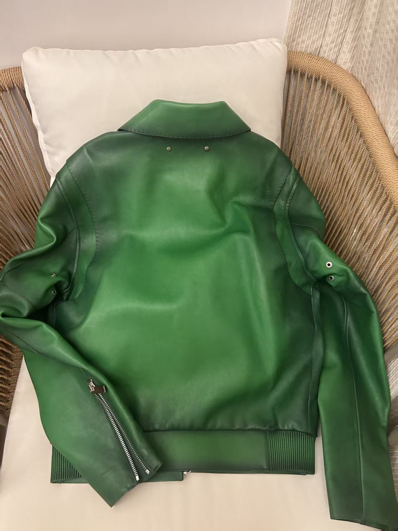 Berluti patina riders Leather jacket,size 46 Size US S / EU 44-46 / 1 - 8 Thumbnail