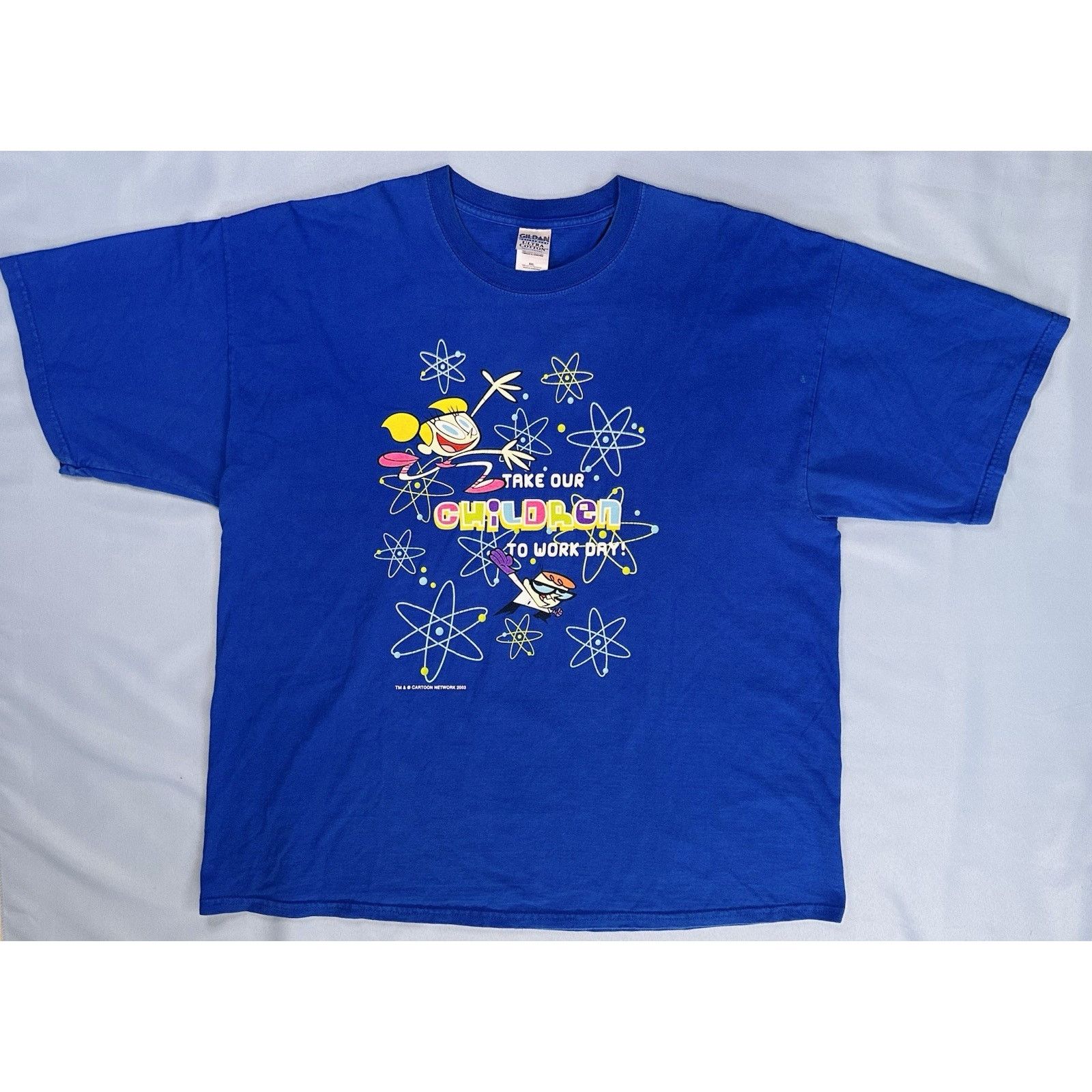 Dexter’s Laboratory Cartoon Network Staff Tee 2003 XXL
