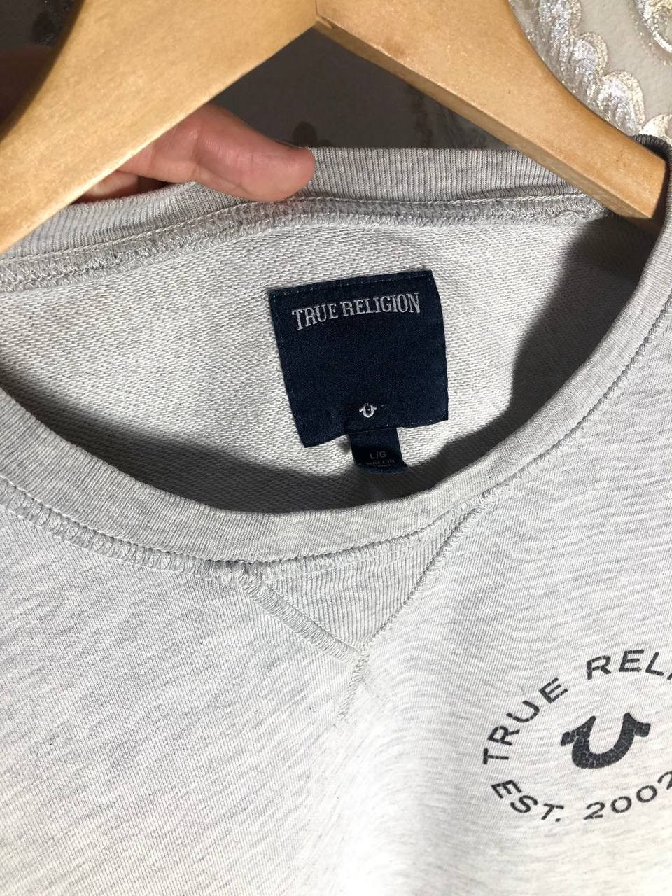 True Religion × Vintage VERY RARE TRUE RELIGION SWEATSHIRT JAPAN STYLE DESIGNER Y2K Size US L / EU 52-54 / 3 - 4 Thumbnail