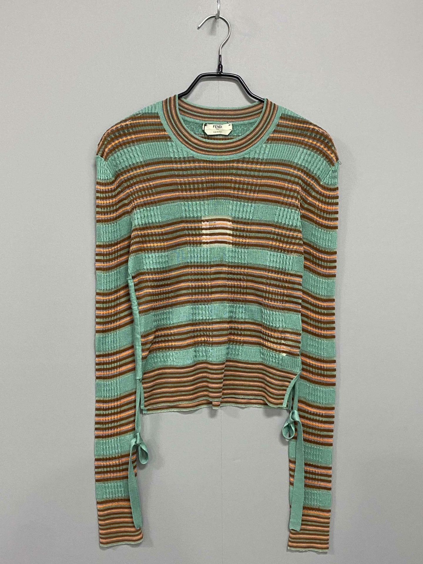 Fendi Fendi Knit Striped Sweater it_38 Women Size XS / US 0-2 / IT 36-38 - 1 Thumbnail