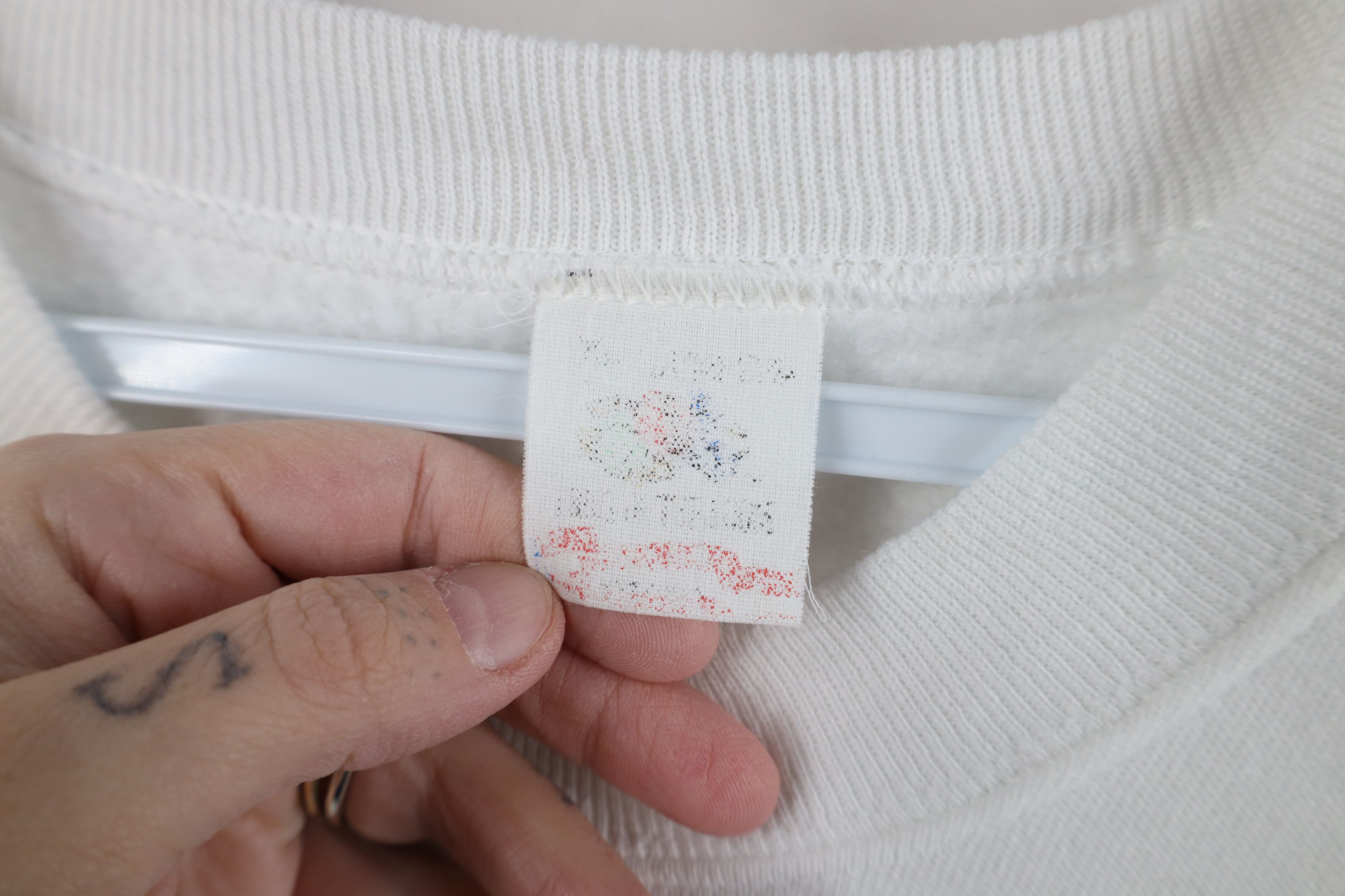 Vintage Vintage 90s Country Club High Fashion Sweatshirt White USA Size XL / US 12-14 / IT 48-50 - 13 Thumbnail
