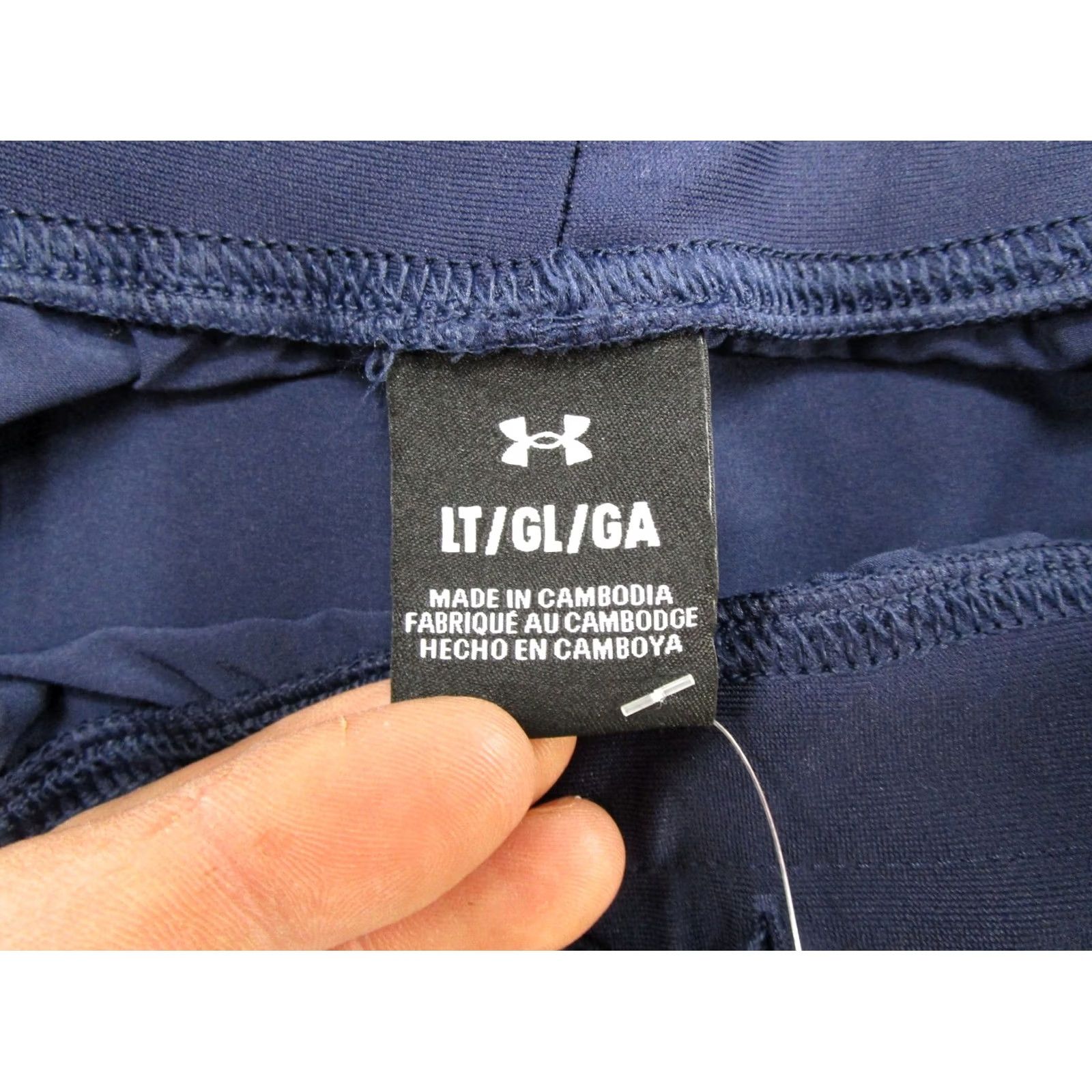 Under Armour Under Armour Women's Armoursport Woven Sweat Pants Tall L Navy Blue NEW Size 36" / US 14 / IT 50 - 3 Thumbnail