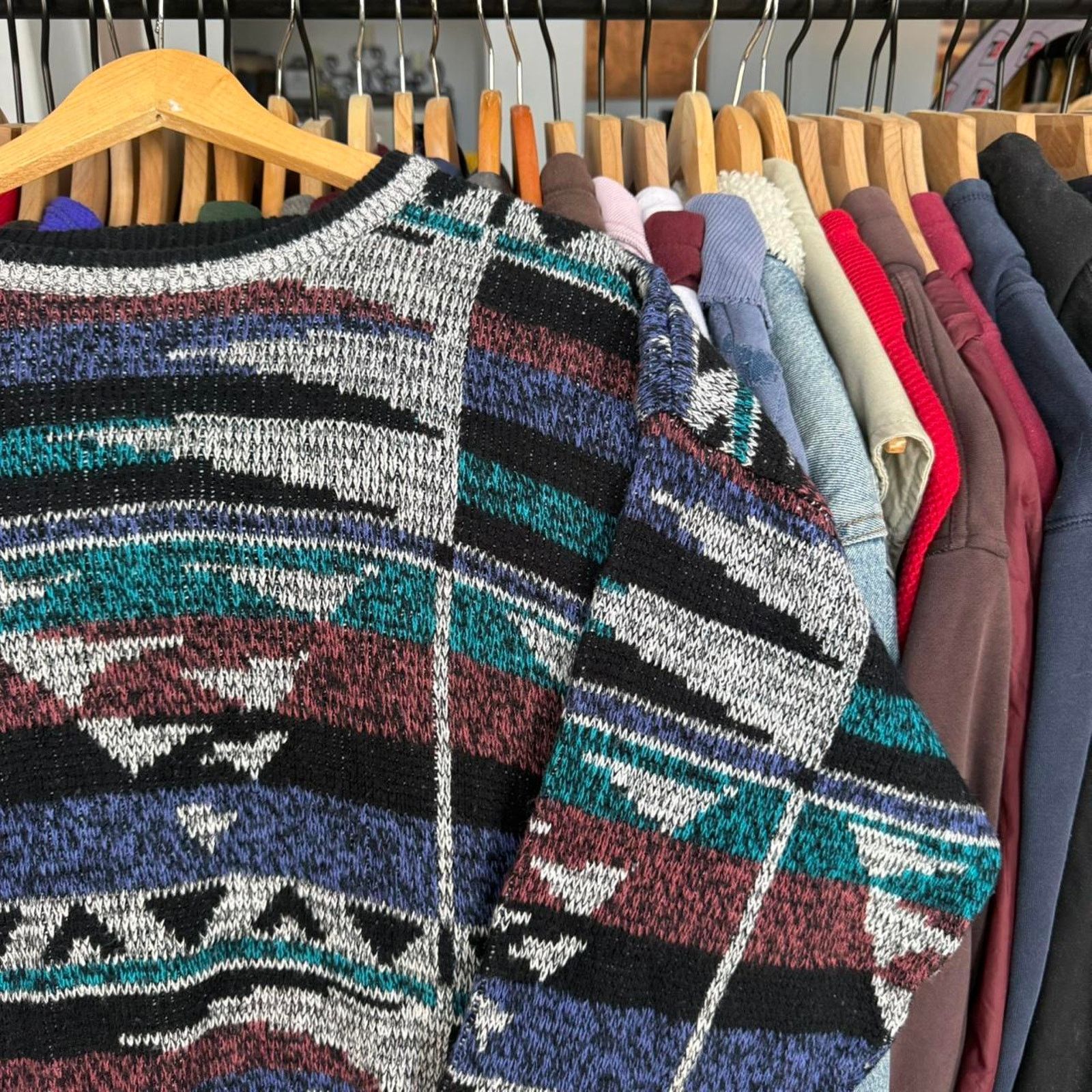 Other Vintage Todays News Geometric Sweater With Cool Pattern Size US M / EU 48-50 / 2 - 3 Thumbnail